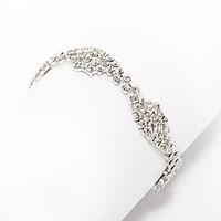 elegant alloy with rhinestone womens bracelet