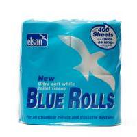 Elsan Blue Rolls 4 Pack, Blue