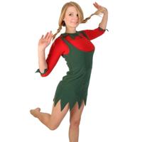 Elf Teen Girl Fleece 3pc Dress