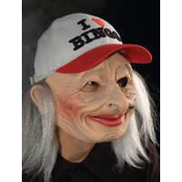 Elderly Lady Mask Head & Hat