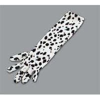 Elbow Length Dalmatian Gloves