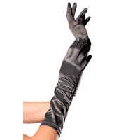 Elbow Length Satin Gloves