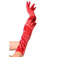 Elbow Length Satin Gloves