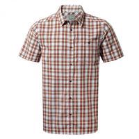 elmwood short sleeved shirt carmine combo