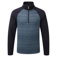 Elliston Zip Neck Jumper Storm Navy