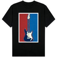 Electric Guitar Red White and Blue Music