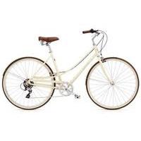 electra loft 7d 2017 womens hybrid bike cream m