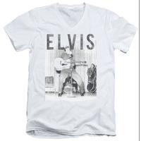elvis presley with the band v neck