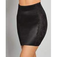 Ella Firm Control Black Half Slip