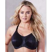 Elomi Energise Black Wired Sports Bra