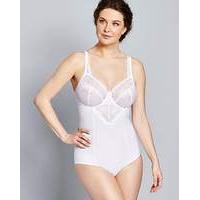 Ella Lace Light Control White Bodyshaper