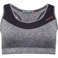 elle sport womens marl pindot performance sports bra top coal marlcora ...