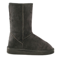 Ella Midi, Black Ella Midi Winter Snow Boots, Black