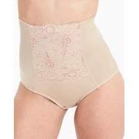 ella firm control waist nipper blush