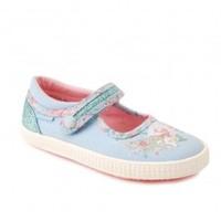 Elsie, Pale Blue Girls Riptape Canvas