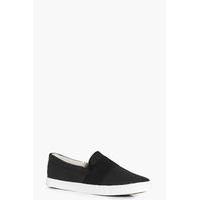 Elastic Strap Skater - black