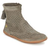 el naturalista el viajero boot womens mid boots in grey