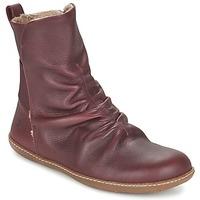 el naturalista el viajero womens mid boots in red