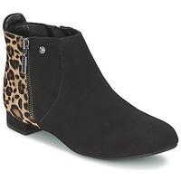 elle marigny womens mid boots in black