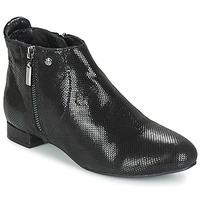 elle marigny womens mid boots in black