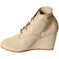 Eleven Paris Shoes Lanacan Beige Sand women\'s Low Ankle Boots in BEIGE