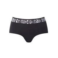 elomi black lucky star swim shorts black