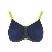 Elomi Navy Blue Energise Sports Bra, Navy