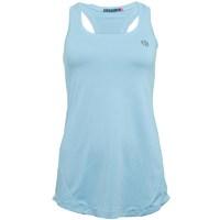 ELLE SPORT Womens Lightweight Pindot Mesh Performance Singlet Sky