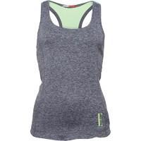 elle sport womens marl performance support vest coalsea aquakiwi