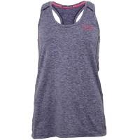 elle sport womens lightweight marl performance singlet damson