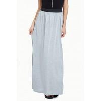 ELASTIC WAIST FULL MAXI SKIRT