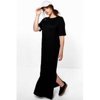 Elisa T-Shirt Maxi Dress - black