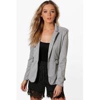 Elbow Patch Blazer - grey