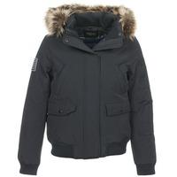 eleven paris panama womens parka in black