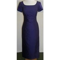Elite Occasion 100% Pure Silk Purple Dress - Size 8