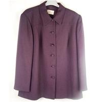 elvi size 22 aubergine skirt suit