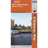 Ely & Newmarket - OS Explorer Active Map Sheet Number 226