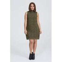 Elvi Khaki Lace Dress
