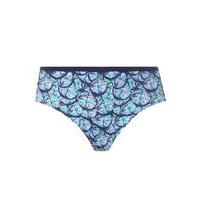 Elomi Blue Abalone Bikini Bottoms, Blue