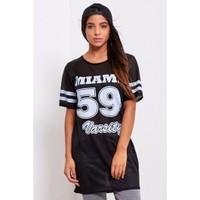 Ella Miami 59 Print Airtex T Shirt