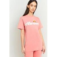 ellesse albany pink t shirt pink