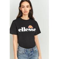 Ellesse Albany Black T-Shirt, BLACK