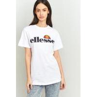 Ellesse Albany White T-Shirt, WHITE