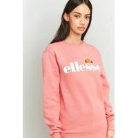 ellesse agata pink sweatshirt pink