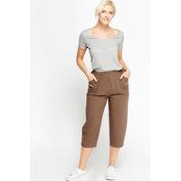 Elasticated 3/4 Slim fit Trousers