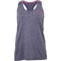 ELLE SPORT Womens Lightweight Marl Performance Singlet Damson