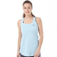 elle sport womens lightweight pindot mesh performance singlet sky