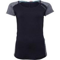 elle sport womens panelled performance training top coalsea aquakiwi