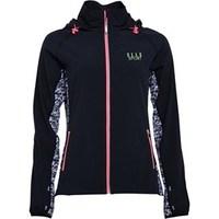 elle sport womens stretch woven performance training jacket black refl ...