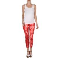 eleven paris daisy womens cropped trousers in red